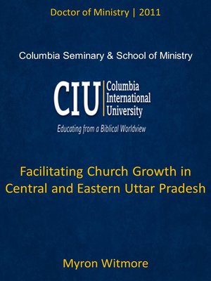 cover image of Facilitating Church Growth in Central and Eastern Uttar Pradesh